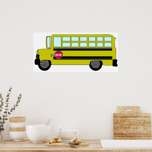 Poster de l'autobus vert (Cuisine)