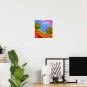 Poster de l'automne dans les nuages (Bureau à domicile)