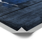 Poster de l'autoroute Delta Blues Grunge Blues (Coin)