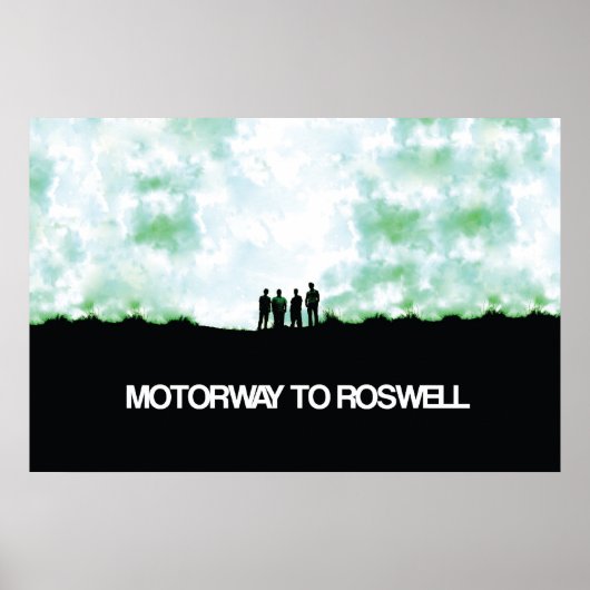 Poster de l'autoroute vers Roswell (Devant)