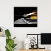 Poster De l'autre côté des anneaux Saturn (Bureau à domicile)