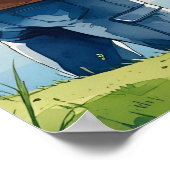 Poster de l'aventure de pêche papa (Coin)