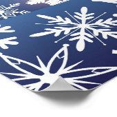 Poster de l'avion classique de père Noël (Coin)