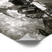 Poster de l'avion de B&W Galactic War (Coin)