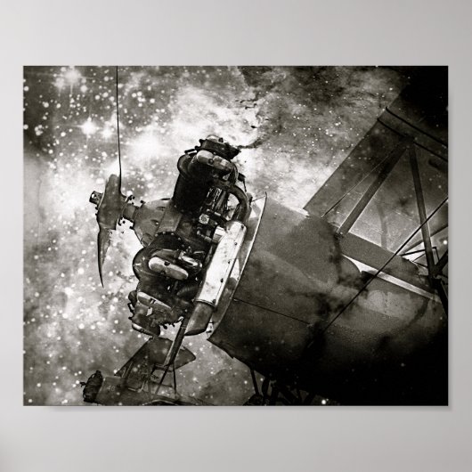 Poster de l'avion de B&W Galactic War (Devant)
