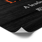 Poster de leadership de l'aigle blanc noir (Coin)