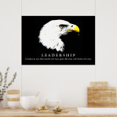 Poster de leadership Pop Art Eagle (Cuisine)