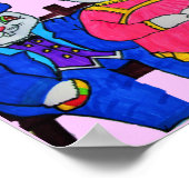 POSTER DE L'EASTER BUNNY COLLAGE (Coin)