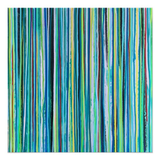 Poster de l'eau tombante (Devant)