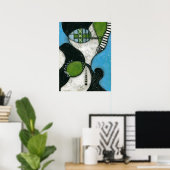 Poster de l'Écharpe d'hiver Art mur (Bureau à domicile)