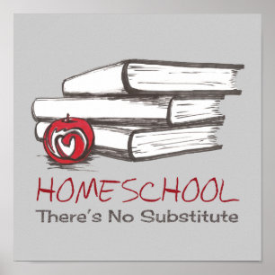 Poster de l'école à domicile Personnalisable