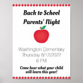 Poster de l'école Apple (Devant)