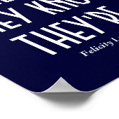 Poster de l'école de la 8e année avec des objectif (Coin)