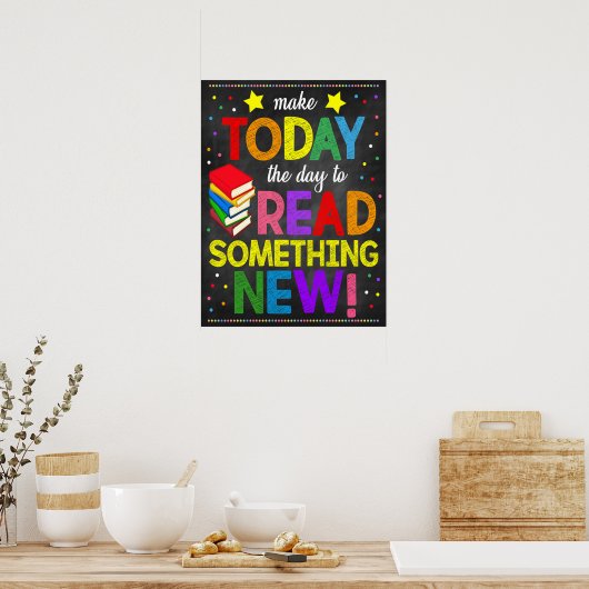 Poster de l'école de lecture (Cuisine)