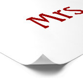 Poster de l'école / enseignant (Coin)