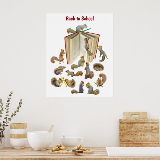 Poster de l'école Squirrel (Cuisine)