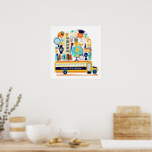 Poster de l'école sur mesure (Cuisine)