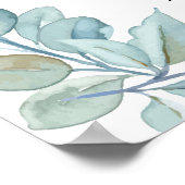 Poster de l'écriture de couronne verte de verset b (Coin)