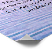 Poster de l'écriture Eaux paisibles (Coin)