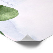 Poster de l'écriture eucalyptus de verset de la Bi (Coin)