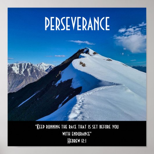 Poster de l'Ecriture Motivationnelle Persévérance (Devant)
