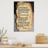 Poster de l'Ecriture Père (Cuisine)