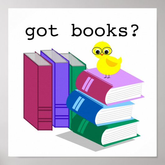 Poster de lecture de livres (Devant)