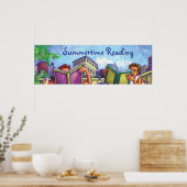 Poster de lecture en été (Cuisine)