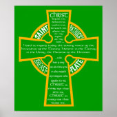 Poster de l'emblème de St. Patrick (Devant)