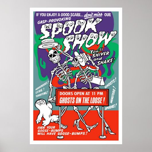 Poster de l'émission vintage Spook (Devant)