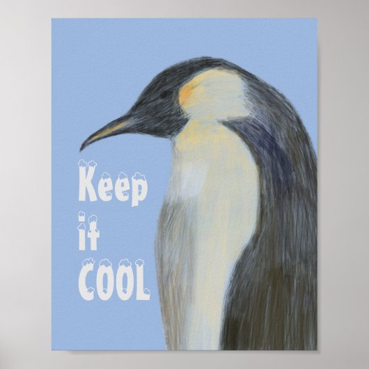 Poster de l'empereur Penguin sur le changement cli (Devant)
