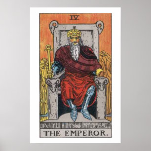 Poster de l'Empereur Tarot Card