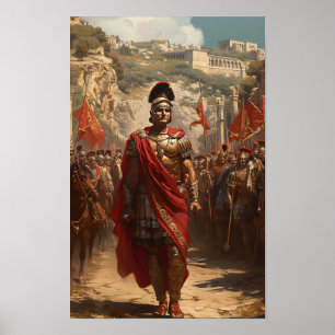 Poster de l'Empire Rome Antique - Soldats Glorieux