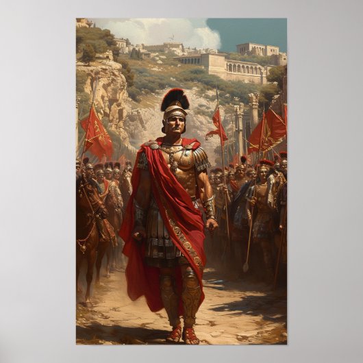 Poster de l'Empire Rome Antique - Soldats Glorieux (Devant)