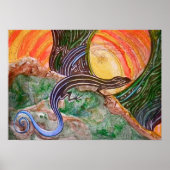 Poster de l'encre bleue (Devant)