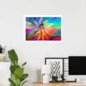 Poster de l'énergie des fleurs (Bureau à domicile)