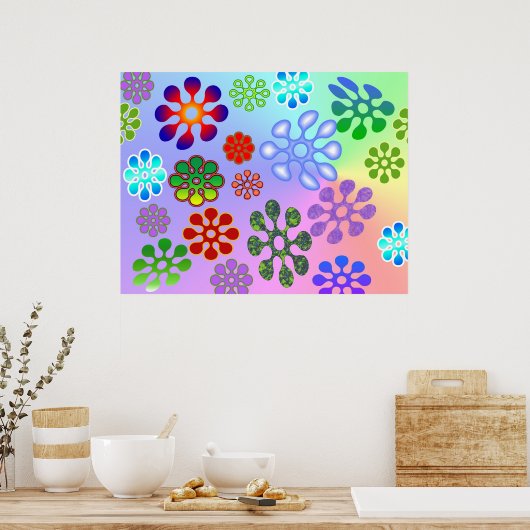 Poster de l'énergie des fleurs (Cuisine)