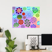 Poster de l'énergie des fleurs (Bureau à domicile)