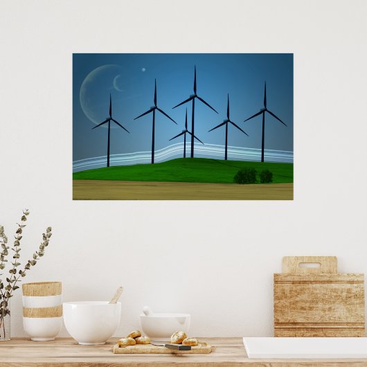 Poster de l'énergie future (Cuisine)