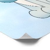 Poster de l'enfant Cute Blue Lion (Coin)