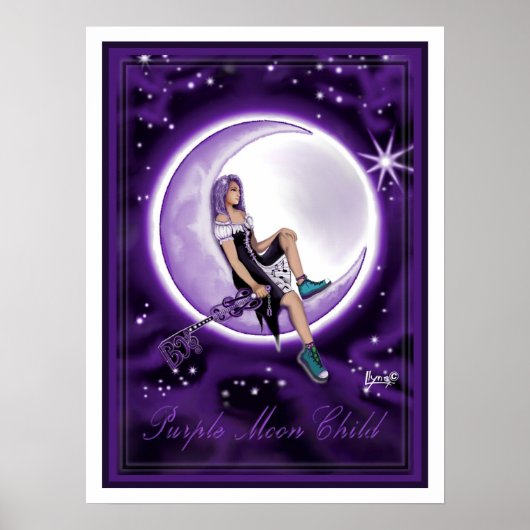 Poster de l'enfant Purple Moon (Devant)