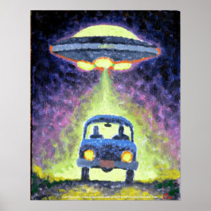 Poster de l'enlèvement d'Aliens UFO