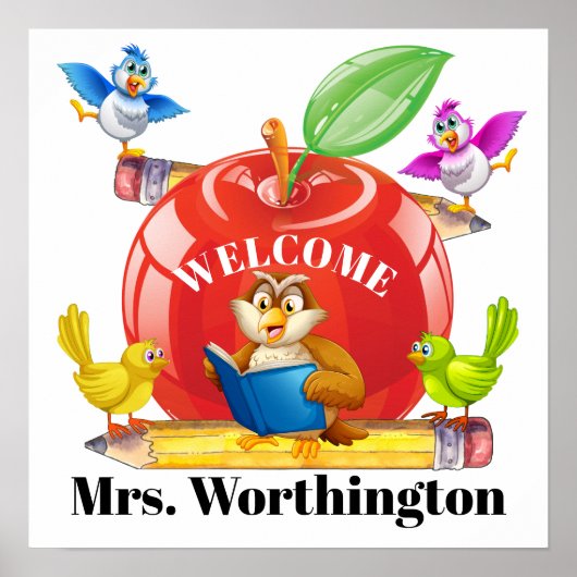 Poster de l'enseignant (Devant)