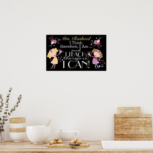 Poster de l'enseignant (Cuisine)