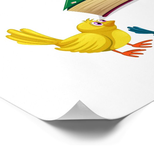 Poster de l'enseignant de livres d'alphabétisation (Coin)