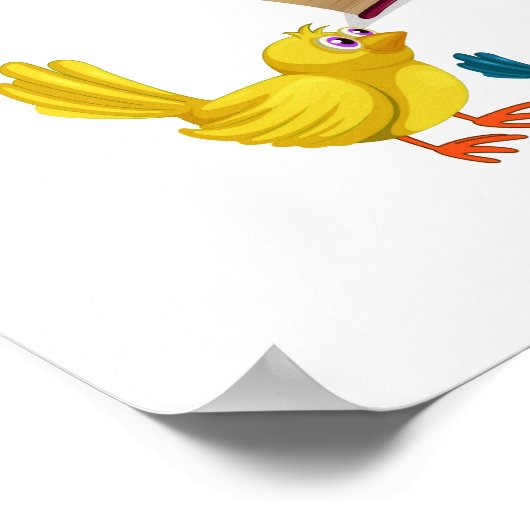 Poster de l'enseignant de livres d'alphabétisation (Coin)