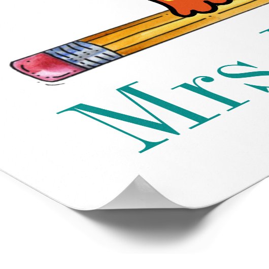 Poster de l'enseignant si mignon (Coin)