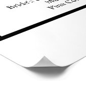 Poster de l'enseigne Dusty Blue Floral 2 Bar (Coin)