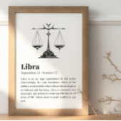 Poster de l'enseigne Libra Zodiac