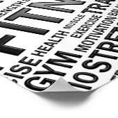 Poster de l'entraîneur personnel ou du centre de c (Coin)